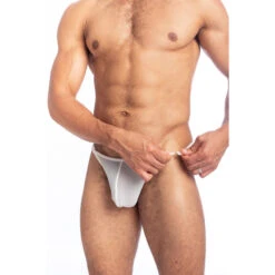 Devant -LHOMME INVISIBLE Soldes alize vanille string striptease pour homme 1