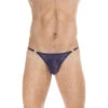 Axel String Striptease - Bleu De Nuit -LHOMME INVISIBLE Soldes axel string striptease bleu pour homme