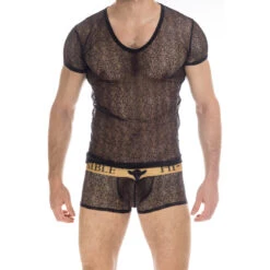 Axel Tshirt - Noir -LHOMME INVISIBLE Soldes axel tshirt noir pour homme 3