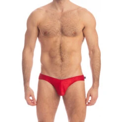 Barbados Cherry - Mini Slip -LHOMME INVISIBLE Soldes barbados cherry mini slip velours rouge 3