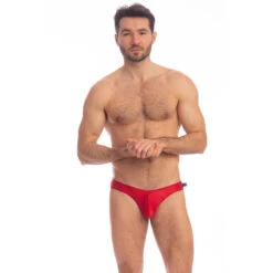 Barbados Cherry - Mini Slip -LHOMME INVISIBLE Soldes barbados cherry mini slip velours rouge 4