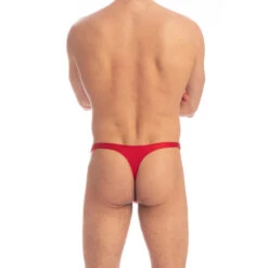 Barbados Cherry - String Bikini -LHOMME INVISIBLE Soldes barbados cherry string bikini homme en velours 3
