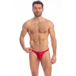 Barbados Cherry - String Bikini -LHOMME INVISIBLE Soldes barbados cherry string bikini homme en velours 5