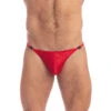 Barbados Cherry - String Striptease -LHOMME INVISIBLE Soldes barbados cherry string striptease en velours