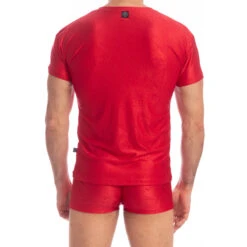 Barbados Cherry - T-shirt Col V -LHOMME INVISIBLE Soldes barbados cherry t shirt velours col v 2