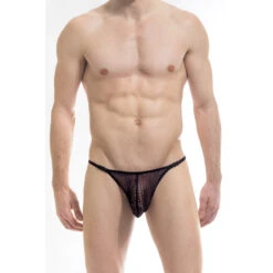 Blaze - String Striptease -LHOMME INVISIBLE Soldes blaze string striptease homme noir transparent 2