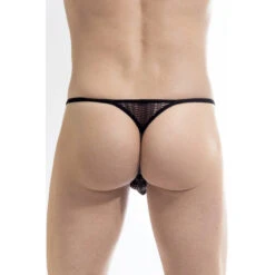 Blaze - String Striptease -LHOMME INVISIBLE Soldes blaze string striptease homme noir transparent 3