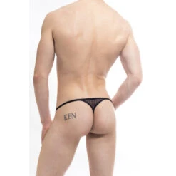 Blaze - String Striptease -LHOMME INVISIBLE Soldes blaze string striptease homme noir transparent 6