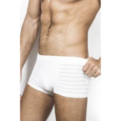 Body Perfect Blanc - Lot De 2 Boxer Sans Couture -LHOMME INVISIBLE Soldes boxer body perfect blanc 2