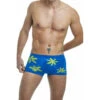 Big Flower - Lot De 2 Boxer Bleu/Jaune -LHOMME INVISIBLE Soldes boxer homme fleurs sanscoutures