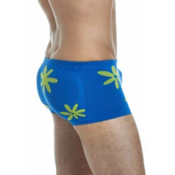 Big Flower - Lot De 2 Boxer Bleu/Jaune 8 Big Flower - Lot De 2 Boxer Bleu/Jaune -LHOMME INVISIBLE Soldes boxer homme fleurs sanscoutures 2