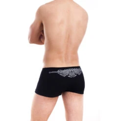 Boxer Invisible MT1 - Lot De Deux Boxer 12 Boxer Invisible MT1 - Lot De Deux Boxer -LHOMME INVISIBLE Soldes boxer homme noir taille basse 4