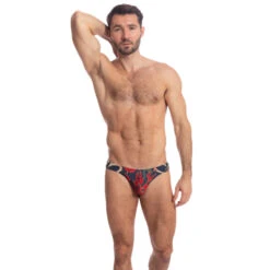 Devant -LHOMME INVISIBLE Soldes celtic noir mini slip 1