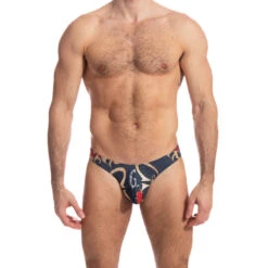 Celtic Noir - String Bikini 10 Celtic Noir - String Bikini -LHOMME INVISIBLE Soldes celtic noir string bikini homme 3
