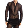 Chantilly - Chemise Tunique 2 Chantilly - Chemise Tunique -LHOMME INVISIBLE Soldes chantilly chemise tunique transparent homme