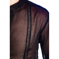 Chantilly - Chemise Tunique -LHOMME INVISIBLE Soldes chantilly chemise tunique transparent homme 4