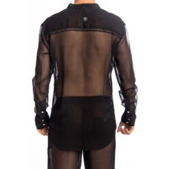 Chantilly - Chemise Tunique -LHOMME INVISIBLE Soldes chantilly chemise tunique transparent homme 5