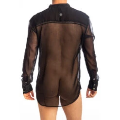 Chantilly - Chemise Tunique -LHOMME INVISIBLE Soldes chantilly chemise tunique transparent homme 7