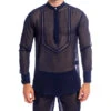 Chantilly Marine - Tunique Chemise -LHOMME INVISIBLE Soldes chantilly marine tunique chemise