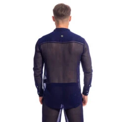 Chantilly Marine - Tunique Chemise 16 Chantilly Marine - Tunique Chemise -LHOMME INVISIBLE Soldes chantilly marine tunique chemise 6