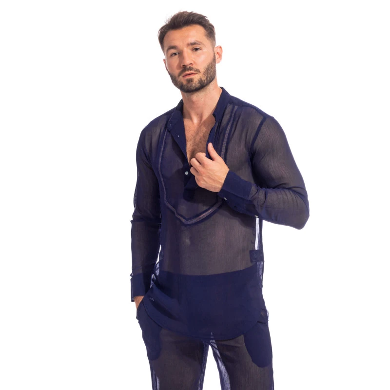 Chantilly Marine - Tunique Chemise 10 Chantilly Marine - Tunique Chemise – Image 8