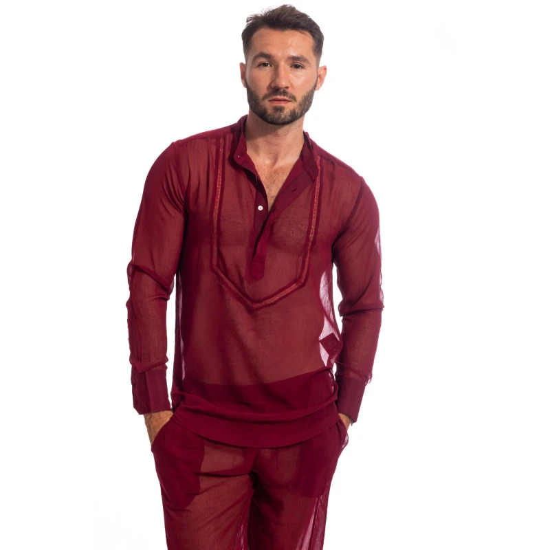 Chantilly Rouge - Tunique Chemise 4 Chantilly Rouge - Tunique Chemise – Image 2