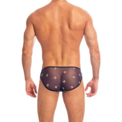 Charlemagne Marine - Mini Slip -LHOMME INVISIBLE Soldes charlemagne marine mini slip 5