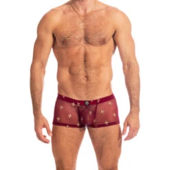 Charlemagne Rouge - Shorty Push-up -LHOMME INVISIBLE Soldes charlemagne rouge shorty push up 3