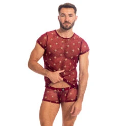 Charlemagne Rouge - Shorty Push-up -LHOMME INVISIBLE Soldes charlemagne rouge shorty push up 5