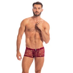 Charlemagne Rouge - Shorty Push-up -LHOMME INVISIBLE Soldes charlemagne rouge shorty push up 8