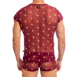 Charlemagne Rouge - Tshirt -LHOMME INVISIBLE Soldes charlemagne rouge tshirt homme transparent 3