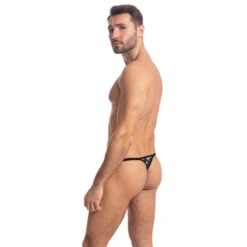 Devant -LHOMME INVISIBLE Soldes city of angels noir string striptease 1