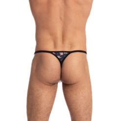 City Of Angels Noir - String Striptease -LHOMME INVISIBLE Soldes city of angels noir string striptease 4