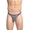 Cory - String Striptease -LHOMME INVISIBLE Soldes cory string striptease homme imprime zebre