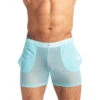 Cristallo - Lounge Shorts 2 Cristallo - Lounge Shorts -LHOMME INVISIBLE Soldes cristallo lounge short transparent homme