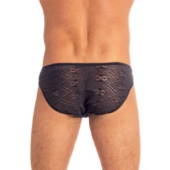 Désirs Nocturnes - Mini Slip -LHOMME INVISIBLE Soldes desirs nocturnes mini slip transparent homme 3