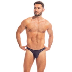 Désirs Nocturnes - String Bikini -LHOMME INVISIBLE Soldes desirs nocturnes string bikini transparent homme 1