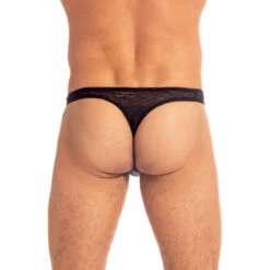 Désirs Nocturnes - String Bikini -LHOMME INVISIBLE Soldes desirs nocturnes string bikini transparent homme 3