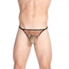 Destin - String Striptease 1 Destin - String Striptease -LHOMME INVISIBLE Soldes destin string striptease nude en dentelle homme