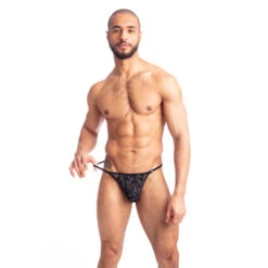 Dévoré Tattoo - String Striptease -LHOMME INVISIBLE Soldes devore tattoo string striptease homme 5