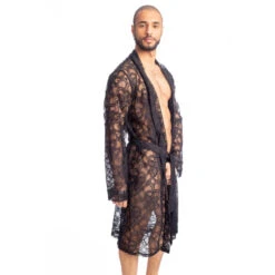 Eccitante - Kimono -LHOMME INVISIBLE Soldes eccitante kimono robe de chambre dentelle homme 6