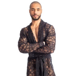 Eccitante - Kimono -LHOMME INVISIBLE Soldes eccitante kimono robe de chambre dentelle homme 8
