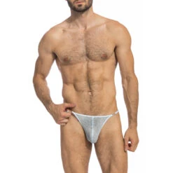 Egon - String Striptease -LHOMME INVISIBLE Soldes egon string striptease dentelle bleue homme 3