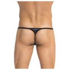 Elysée Bleu - String Striptease -LHOMME INVISIBLE Soldes elysee bleu string striptease homme en dentelle 2