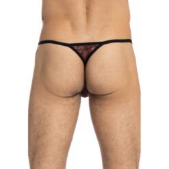 Enzo - String Striptease -LHOMME INVISIBLE Soldes enzo string striptease homme en dentelle 3