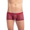 Eole - Hipster Push-up Rouge -LHOMME INVISIBLE Soldes eole hipster push up rouge