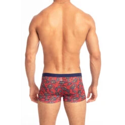 Fiori Reale - Hipster Push-Up -LHOMME INVISIBLE Soldes fiori reale hipster boxer push up homme rouge 4
