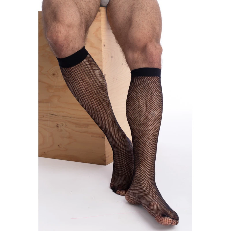 Fishnet Mi-bas Noir 5 Fishnet Mi-bas Noir – Image 3