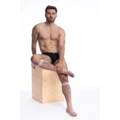 Fishnet - Mi-bas Rose -LHOMME INVISIBLE Soldes fishnet mi bas rose homme 3