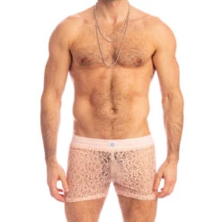 Fleur D'Ether Rose - Short Lounge -LHOMME INVISIBLE Soldes fleur d ether rose short lounge 2